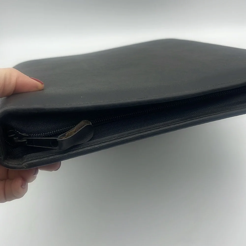 Franklin Covey Zip Binder Planner Portfolio Business School Office Black